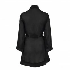 Bluebella Chiffon Kimono Black Nightwear