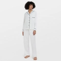 Bluebella Claudia Shirt And Trouser Cream