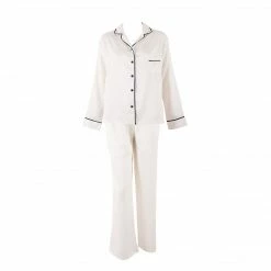 Bluebella Claudia Shirt And Trouser Cream 9 Bluebella Claudia Shirt And Trouser Cream