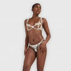 Bluebella Nova Thong Ivory Lingerie
