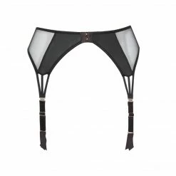 Bluebella Lingerie Laura Black Suspender Belt With Mesh 12 Bluebella Lingerie Laura Black Suspender Belt With Mesh