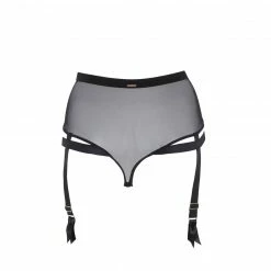 Bluebella Karolina Suspender Thong In Black Lingerie