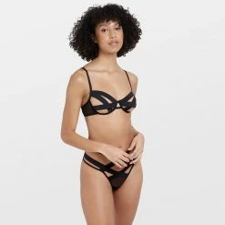 Bluebella Emilia Thong Black Lingerie