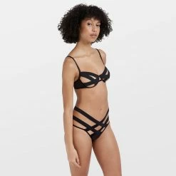 Bluebella Emilia Open Back Brief Black Lingerie