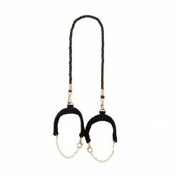 Bluebella Lingerie Brooke Velvet & Rope Cuffs Black