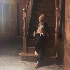 Bluebella Claudia Shirt And Trouser Black