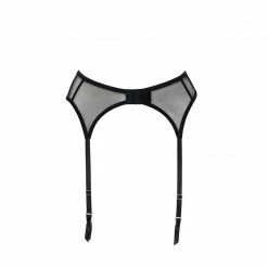 Bluebella Marseille Black Lace Suspender Belt Lingerie