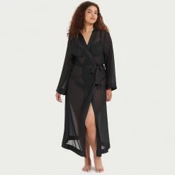 Bluebella Marcella Long Kimono Black