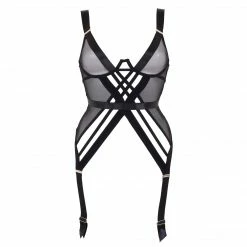 Bluebella Sawyer Wired Basque Black Lingerie 10 Bluebella Sawyer Wired Basque Black Lingerie