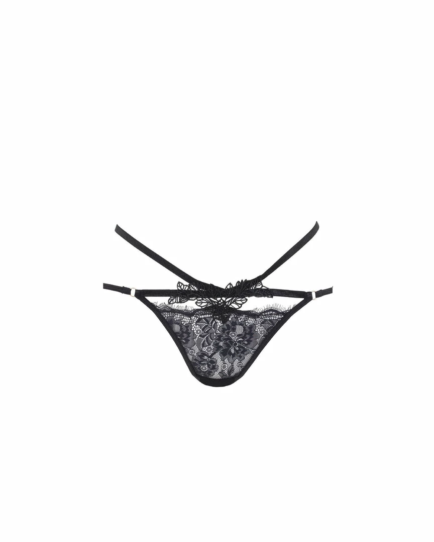 Bluebella Lingerie Lumi Brief Black 3 Bluebella Lingerie Lumi Brief Black