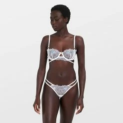 Bluebella Vienna Thong White/Blue Gifts|Bridal