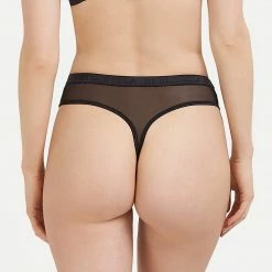 Bluebella Oslo High-Waist Thong Black