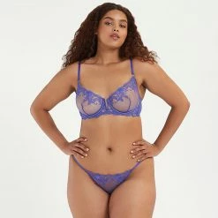 Bluebella Marseille Thong Blue Lingerie