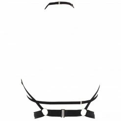 Bluebella Zuri Harness Bra Black Lingerie