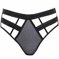 Bluebella Zuri High-waist Open-back Brief Black