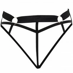 Bluebella Zuri High-waist Open-back Brief Black