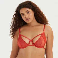 Bluebella Enya Bra Red Lingerie