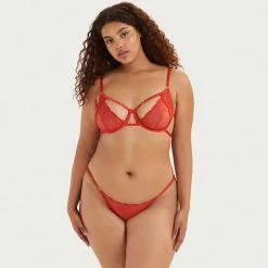 Bluebella Enya Bra Red Lingerie