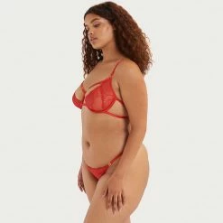 Bluebella Enya Bra Red Lingerie