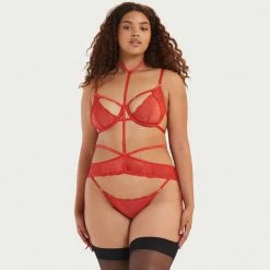 Bluebella Lingerie Enya Suspender Harness With Detachable Harness Red 23 Bluebella Lingerie Enya Suspender Harness With Detachable Harness Red
