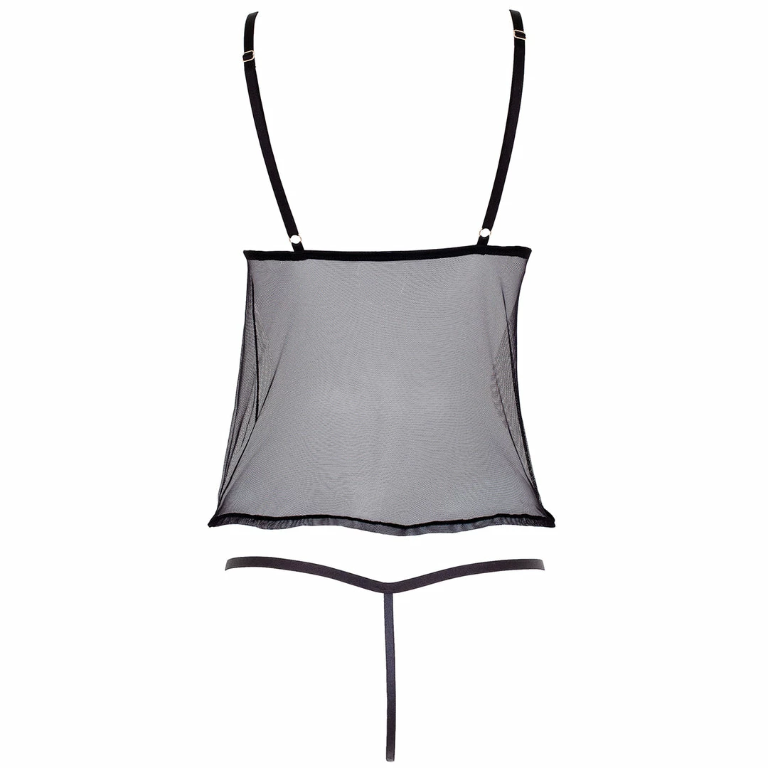 Bluebella Gifts|Nightwear Gifts Ina Cami And Thong Set Black 4 Bluebella Gifts|Nightwear Gifts Ina Cami And Thong Set Black