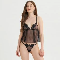 Bluebella Gifts|Nightwear Gifts Ina Cami And Thong Set Black 13 Bluebella Gifts|Nightwear Gifts Ina Cami And Thong Set Black
