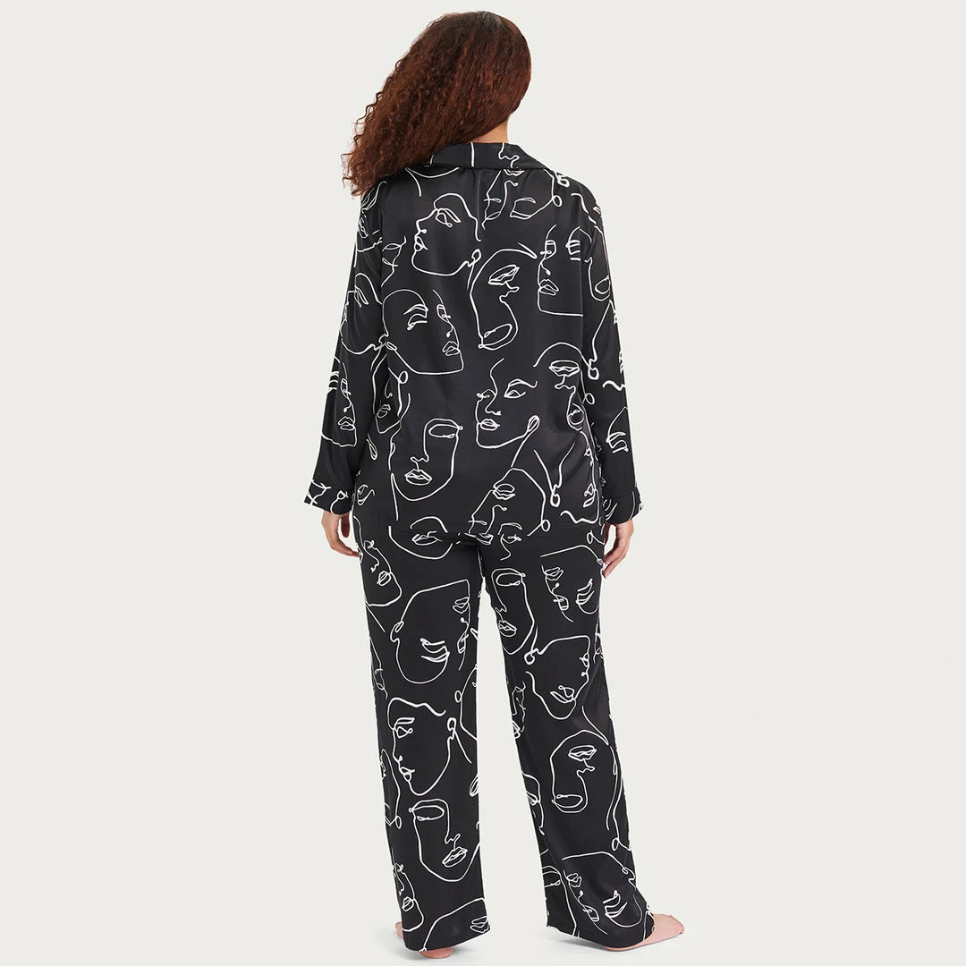 Bluebella Gifts|Nightwear Gifts Leon Shirt And Trouser Set Black/White 9 Bluebella Gifts|Nightwear Gifts Leon Shirt And Trouser Set Black/White