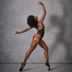 Bluebella Hosiery Plain Leg/Lace Top Hold Ups Caramel