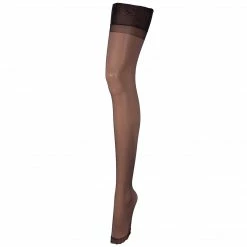 Bluebella Plain Leg/Plain Top Stockings Black