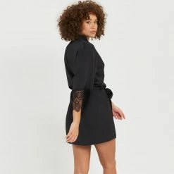 Bluebella Gifts|Nightwear Gifts Arabella Kimono Black