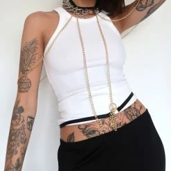 Bluebella Theodora Chain Harness Black/Gold 27 Bluebella Theodora Chain Harness Black/Gold