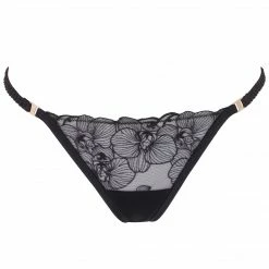Bluebella Celeste Thong Black Lingerie