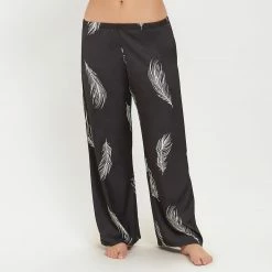 Bluebella Laurel Cami And Trouser Set Black/White Nightwear