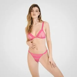 Bluebella Lingerie Lilia Mesh Non Wired Bra Fandango Pink