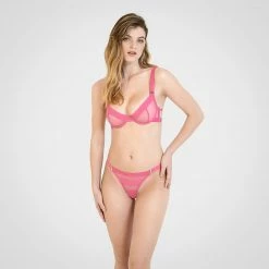 Bluebella Lingerie Lilia Mesh Thong Fandango Pink 15 Bluebella Lingerie Lilia Mesh Thong Fandango Pink