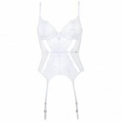 Bluebella Marseille Wired Basque White Lingerie