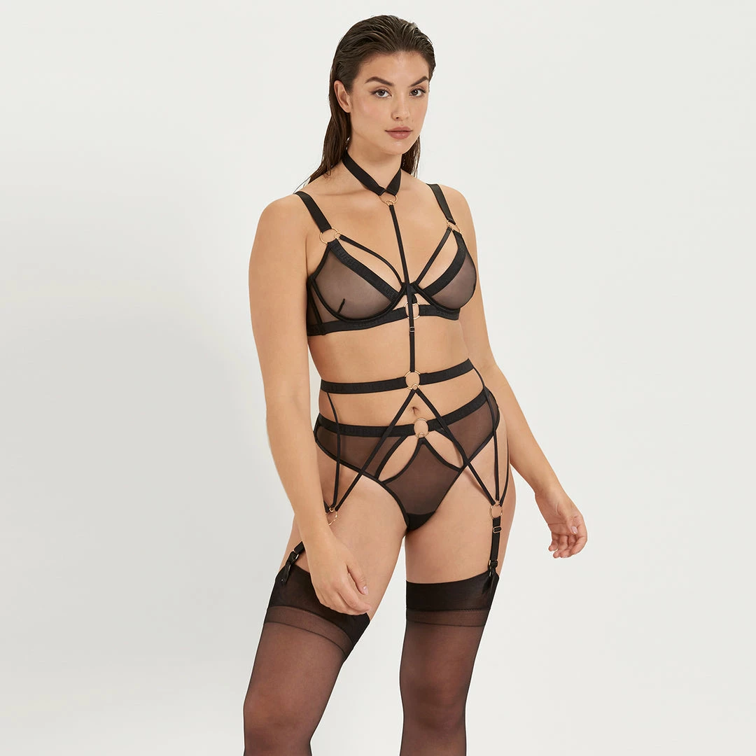 Bluebella Nola Suspender Harness Black 10 Bluebella Nola Suspender Harness Black