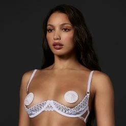 Bluebella OUVERT & ACCESSORIES Tallulah Nipple Pasties White