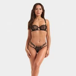 Bluebella Cassia Thong Black