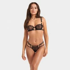 Bluebella Cassia Thong Black