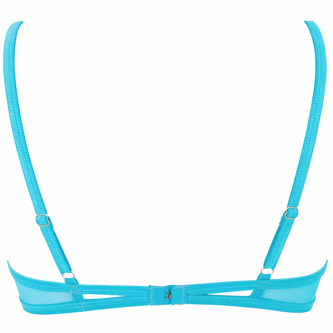 Bluebella Lingerie Irena Bra Peacock Blue 4 Bluebella Lingerie Irena Bra Peacock Blue