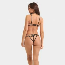 Bluebella Lana Open-Back Harness Brief Black