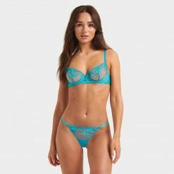 Bluebella Marseille Brief Peacock Blue Lingerie