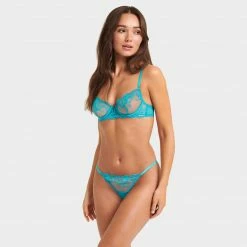 Bluebella Marseille Brief Peacock Blue Lingerie