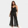 Bluebella Nightwear Minerva Cami And Trouser Set Black
