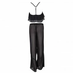Bluebella Nightwear Minerva Cami And Trouser Set Black