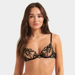 Bluebella Lingerie Persephone Bra Sheer/Black