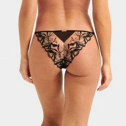Bluebella Lingerie Persephone Brief Sheer/Black
