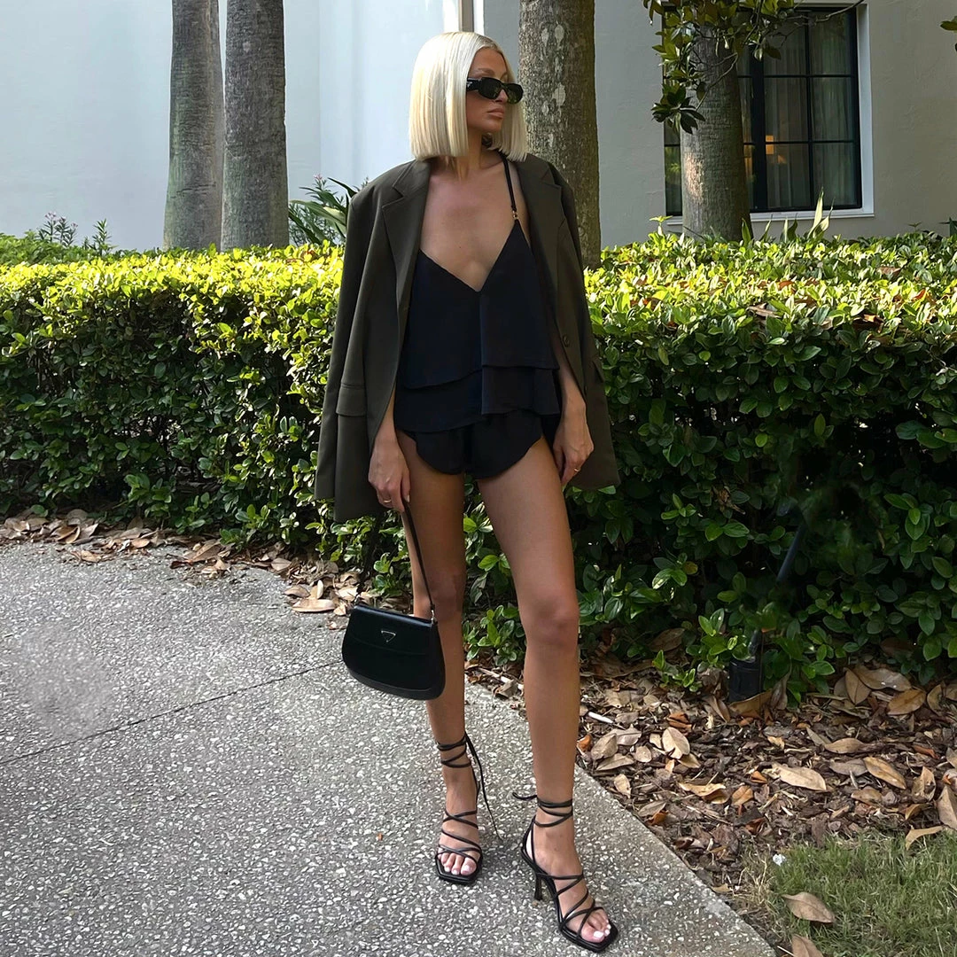 Bluebella Delaney Cami And Short Set Black New In 10 Bluebella Delaney Cami And Short Set Black New In