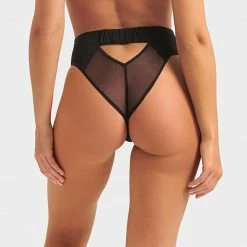 Bluebella Lingerie Orla High-Waist Brief Black